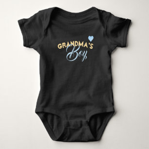 Omas Junge -Baby-Jersey-Body Baby Strampler
