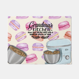 Oma's Kitchen Good Food serviert täglich mit einem Fußmatte