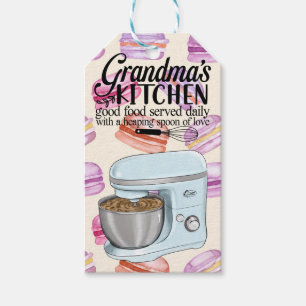 Oma's Kitchen Good Food serviert täglich mit einem Geschenkanhänger