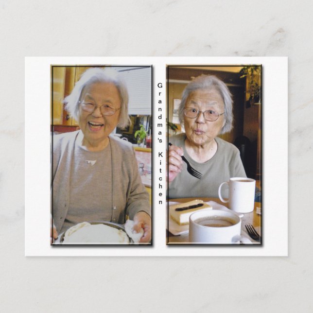 Oma's Kitchen Postcard Postkarte (Vorderseite)