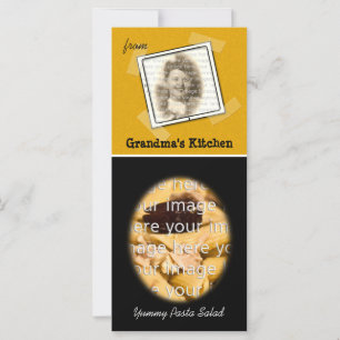 Oma's Kitchen Recipe Card