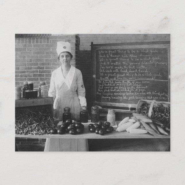 Oma's Kitchen - Vintag Postkarte (Vorderseite)