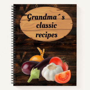 Oma's klassisches Rezept Notizbuch