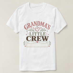 Omas kleine Crew Familiennamen Typography Desi T-Shirt