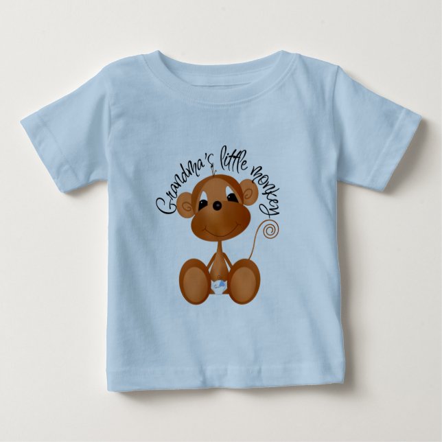 Oma's Kleiner Affe - Junge Hemden und Geschenke Baby T-shirt (Vorderseite)
