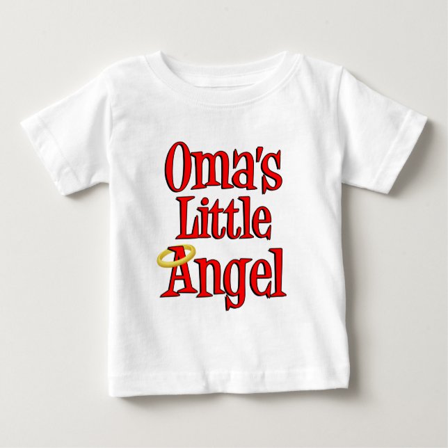 Omas kleiner Engel Baby T-shirt (Vorderseite)