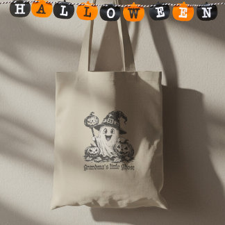 Omas kleiner Geist Vintage Halloween Tragetasche