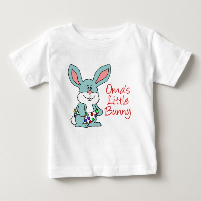 Omas kleiner Hase Baby T-shirt (Vorderseite)