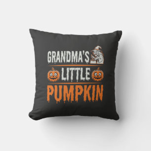Omas Kleiner Kürbis Halloween Hexen Design Kissen