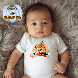 Omas kleines Dickerchen Lustige Typografie Weiß Baby Strampler