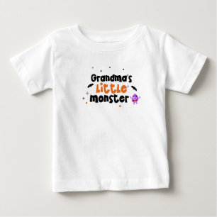 Oma's Kleines Monster Niedliches Halloween Baby T-shirt