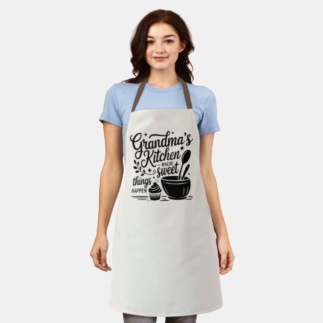 Omas Küche Kochen Backen Schürze (Getragen)