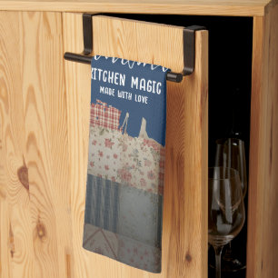 Omas Küchenzauber Vintage Patchwork-Küche Geschirrtuch