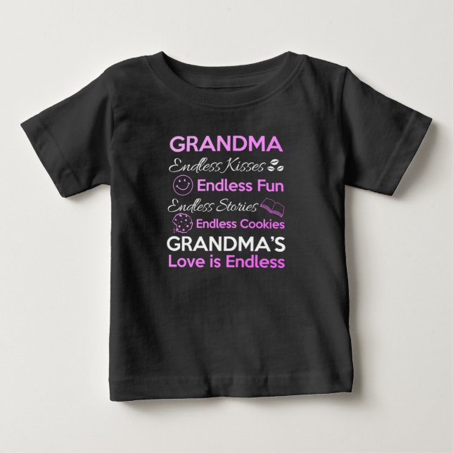 Oma's Liebe Baby Bodysuit T-shirt (Vorderseite)