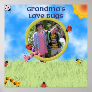 Oma's Liebe Bugs Poster