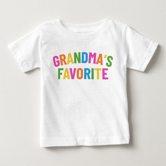 Omas Liebling Baby T-shirt (Vorderseite)