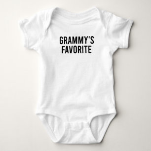 Omas Lieblingswitziges Baby-Oma-Zitat Baby Strampler
