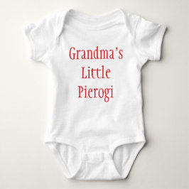 "Oma's Little Pierogi" Klassischer Baby Bodysuit Strampler