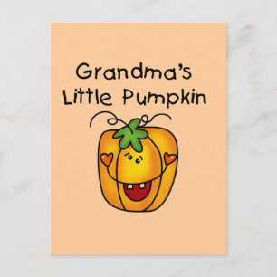 Oma's Little Pumpkin T - Shirt und Geschenke Postkarte