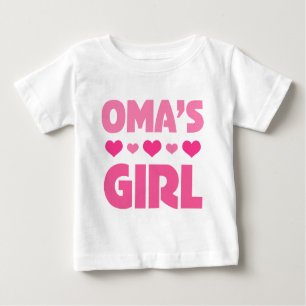 Omas Mädchen Baby T-shirt