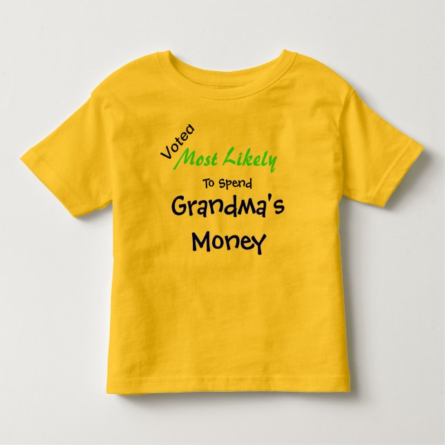 Oma's Money Toddler T - Shirt (Vorderseite)