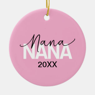 Omas "NANA" moderne Typografie Design Keramik Ornament
