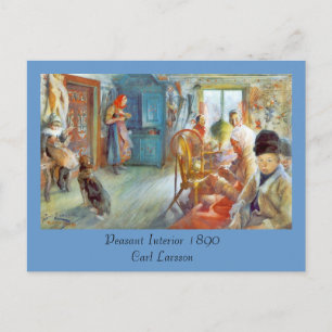 Oma's Needlework (Bäuerliche Räume) Postkarte