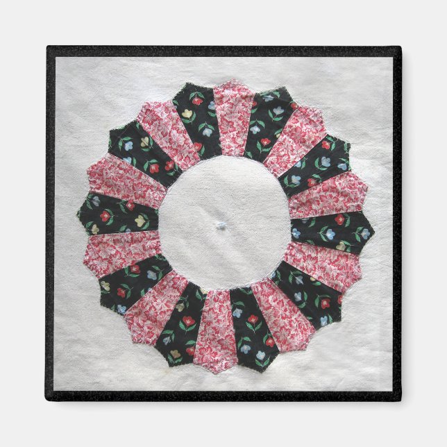 Omas Nellies Quiltblock #2 Magnet (Vorne)