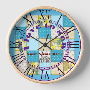 Oma's Quilt Uhr
