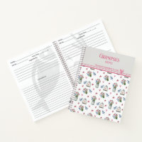 Oma's Rezepte rosa Armbanduhr Muster