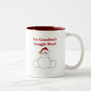Oma's Snuggle Bear Tshirts und Geschenke Zweifarbige Tasse