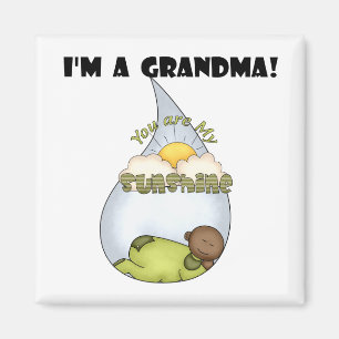 Oma's Sunshine-African American Boy Magnet