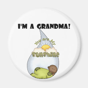 Oma's Sunshine-African American Boy Magnet