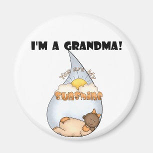 Oma's Sunshine-African American Girl Magnet