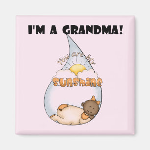 Oma's Sunshine-African American Girl Magnet