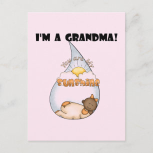 Oma's Sunshine-African American Girl Postkarte