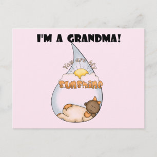 Oma's Sunshine-African American Girl Postkarte