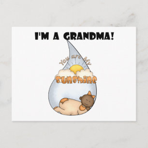 Oma's Sunshine-African American Girl Postkarte