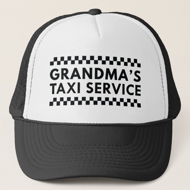 Oma's Taxi Service Truckerkappe (Vorderseite)