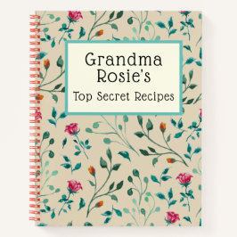 Oma's Top Secret Recipes Journal Notizbuch