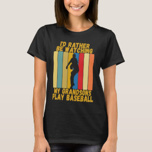Omas und Opas schauen lieber Enkeln beim Baseball T-Shirt