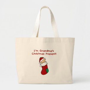 Oma's Weihnachtsgeschenk Jumbo Stoffbeutel
