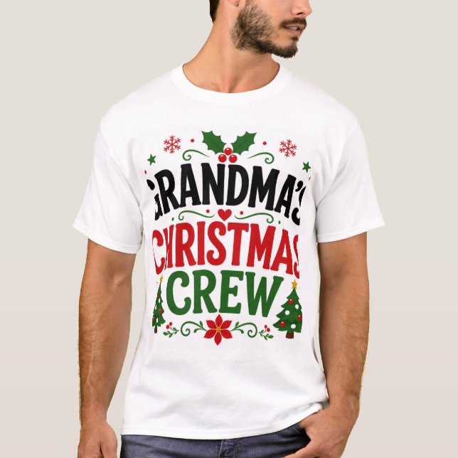 Omas Weihnachtstrupp T-Shirt (Vorderseite)