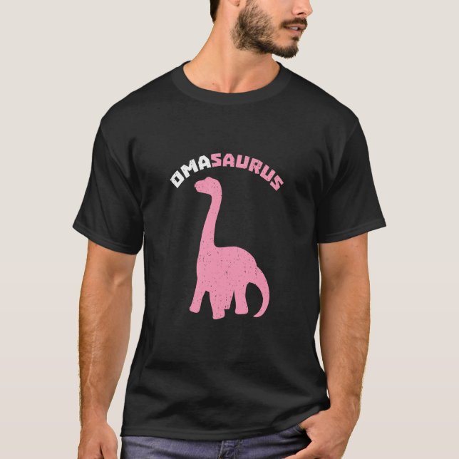 Omasaurus Grandma Dinosaur German Großmutter Nana  T-Shirt (Vorderseite)