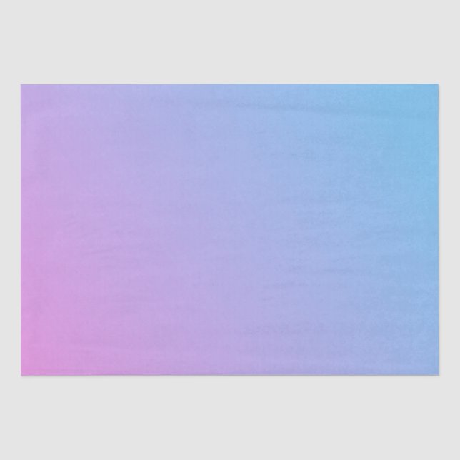 Ombra-Gewebe-Papier (blau bis rosa) Seidenpapier (Vorderseite)