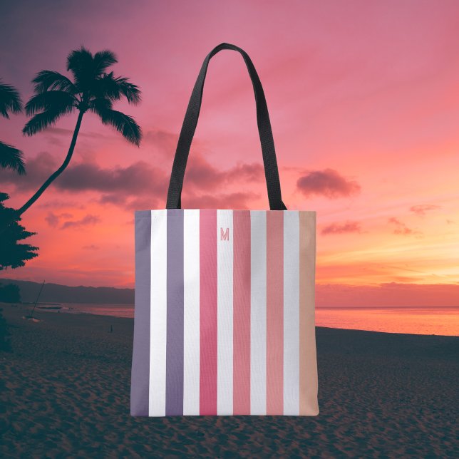 Ombre Beach Sunset Strip & Personalisiert Monogram (Von Creator hochgeladen)