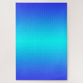 Ombre Blau und Türkis Gradient Puzzle