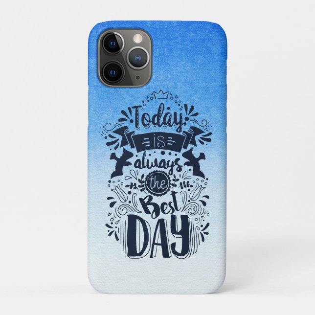 Ombre Blau und Weiß tauchen in traumhafte Farben Case-Mate iPhone Hülle (Rückseite)