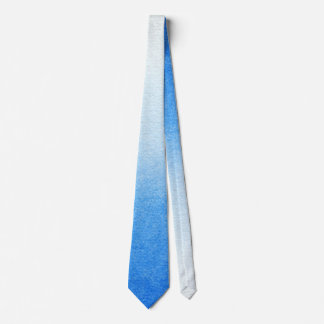 Ombre Blau und Weiß tauchen in traumhafte Farben Krawatte