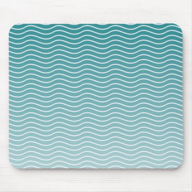 Ombre Blue Mousepad (Vorne)
